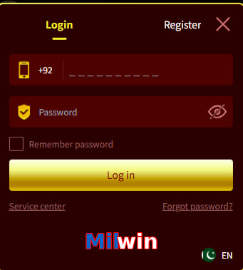 Milwin login preview